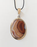 Pendant, laguana agate