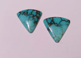 Cabochon, Turquoise pair