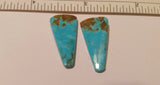 Cabochon, Turquoise pair