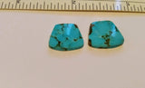 Cabochon, Turquoise pair