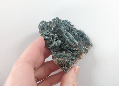 Crystal, Green Tourmaline Cluster